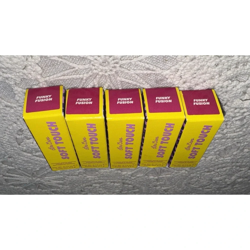 Lime Crime FUNKY FUSION Soft Touch Lipstick‎ .14oz Discontinued NEW Lot of 5